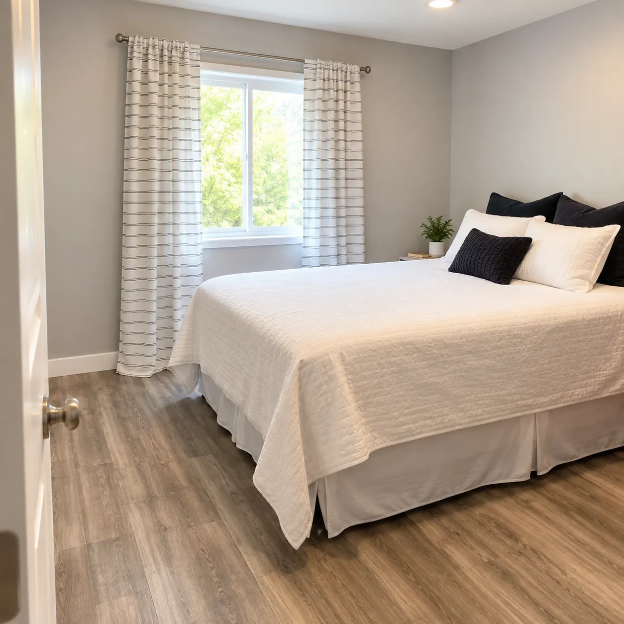 Finished bedroom