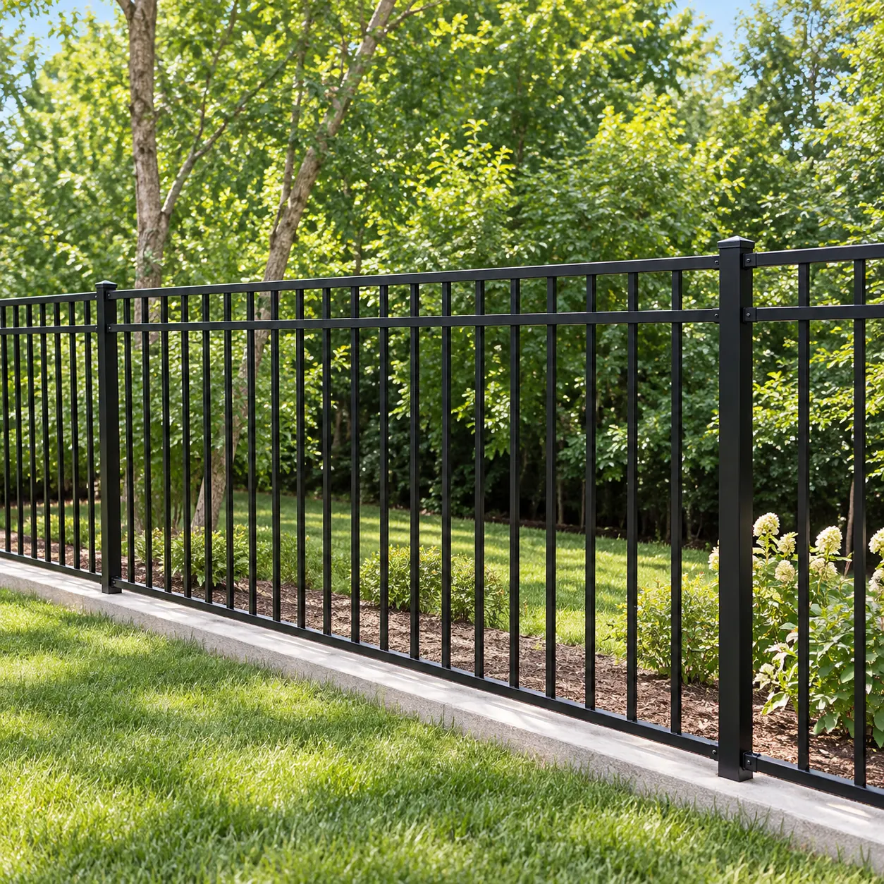 Metal fence