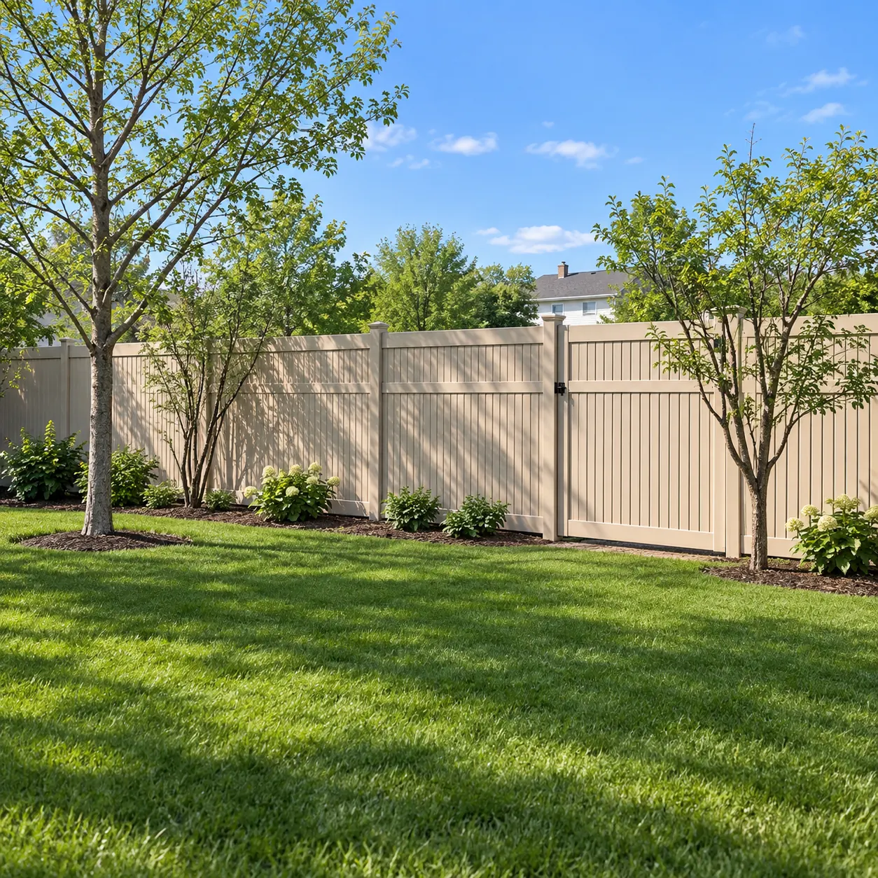 Tan fence