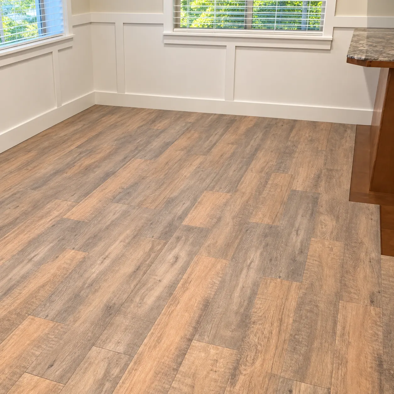 Wood-look flooring