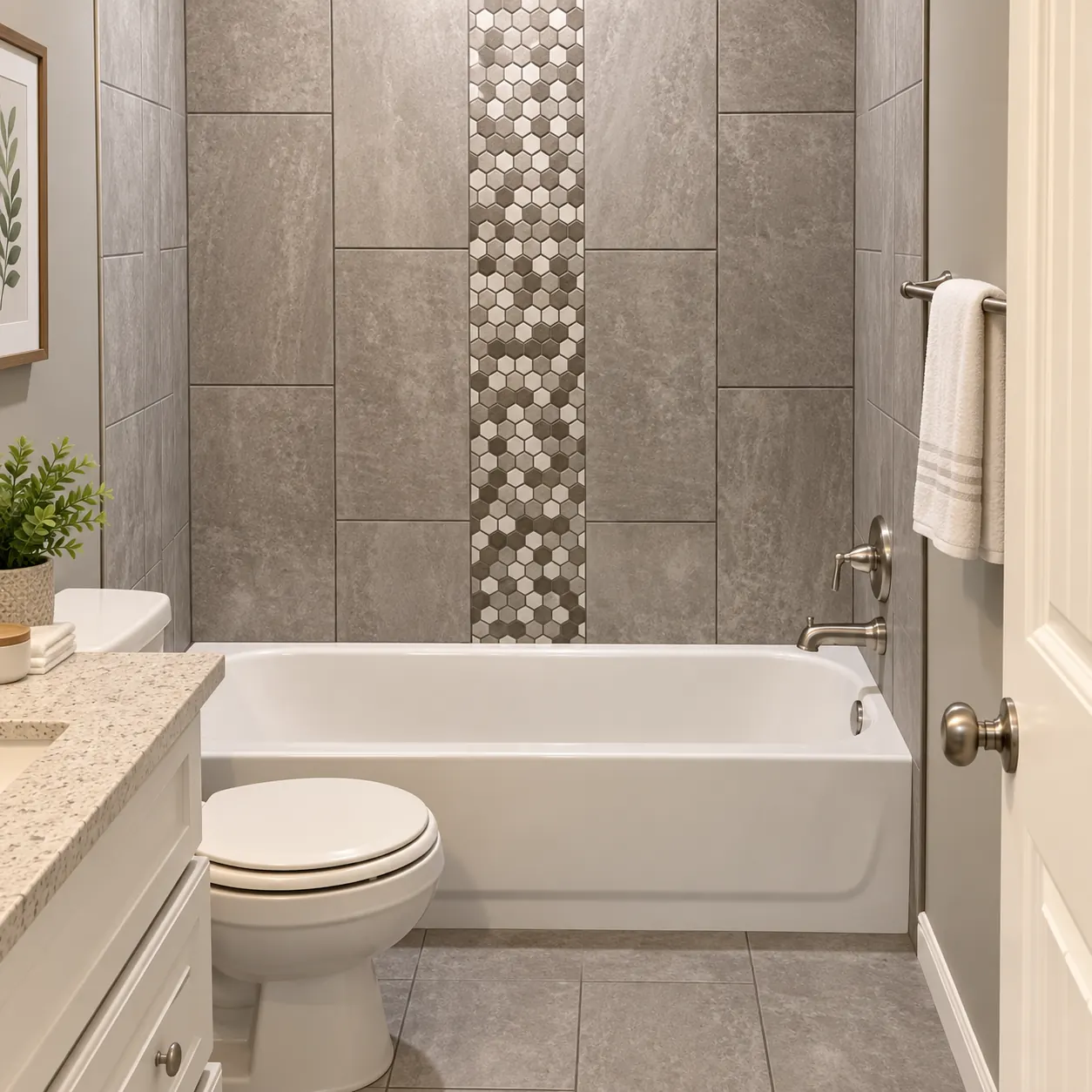 Bathtub tile surround
