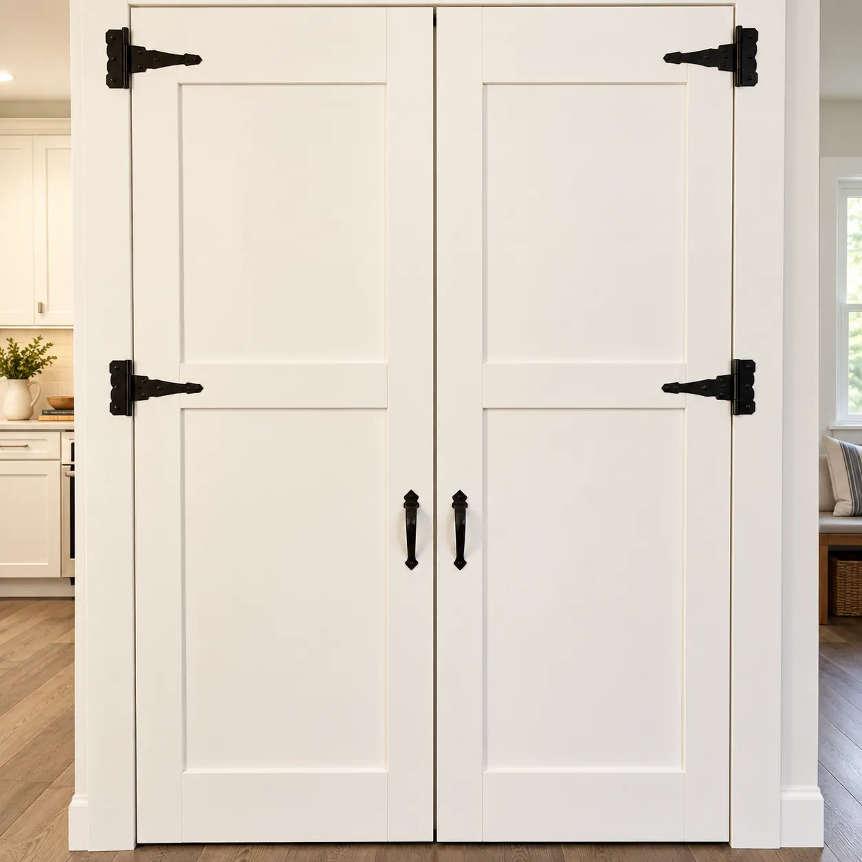 Double storage doors